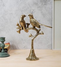 Brass Love Birds on Tree Showpiece, Showpiece for Home Decor picture