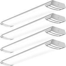 4FT LED Flush Mount Puff Lights, 40W 4500LM Linear Light, 4000K Neutral White, 4 picture