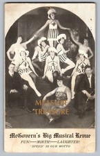 C.1910 CHICAGO, IL, LIBERTY INN, MCGOVERN'S BIG MUSICAL REVUE SHOW Postcard P65 picture