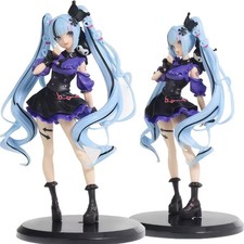 FuRyu Trio-Try-iT Hatsune Miku 19cm Snow Miku x Kuromi Figure Anime Figurine NEW picture