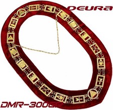 REGALIA MASONIC ROYAL ARCH MARK MASTER COLLAR DMR-300GR GREAT DEAL picture