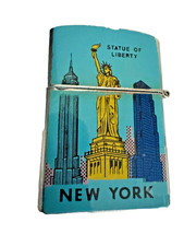 Vintage 1950s-60s New York Statue of Liberty United UN Flip Lighter Made Japan picture