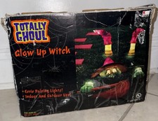Vintage 2000s Kmart Totally Ghoul Glow Up Witch Halloween Lighted Decoration picture