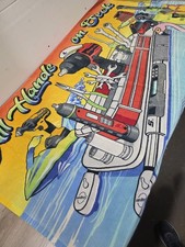 Vintage Snap-on Tools Beach Towel Cartoon Garage Decor