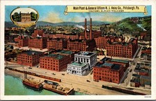 H.J. Heinz Co. Main Plant Pittsburgh PA Vintage Postcard 57 Varieties Factory picture