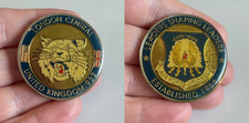 London Central UK932 Wildcats Challenge Coin USA UK Flags Military JROTC picture