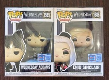 Funko Pop TV: Wednesday - Enid Sinclair  & Wednesday Addams - 2024 NYCC Set picture