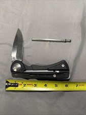 Leatherman Nehalem Hunting Knife 154CM Gut Hook Diamond Rod picture