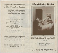 West Bend Waterless Cooker Aluminum FO Smith Hardware Cortland NY Advertising picture