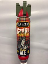 War Horse Brewing Royal Kilt Inspector Scotch Ale Beer Tap Handle picture