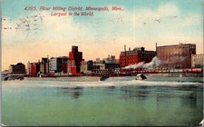 Flour Milling District Minneapolis MN 1912 Vintage Postcard TP14-27 picture