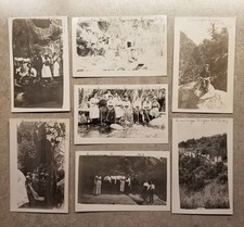 7 Vintage 1913 RPPC of Cucamonga Canyon Postcards Upland CA Unposted - Lot A picture