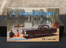 Vintage 1959 Mercedes Benz Advertising Postcard Gatefold Dealer Brochure picture