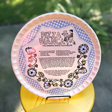 Royal China Pizza Bianca Original White Pizza Recipe Decorative Plate picture