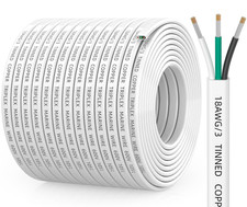 18 Gauge Marine Wire, 18/3 Wire Triplex Marine Grade Cable, 200FT picture