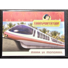 Official Walt Disney World Transportation Mark VI Monorail #14 of 18 Ser 1 Card picture