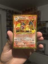 Pokémon TCG Charizard Base Set 4/102 Holo Rare English 30th anniversary picture