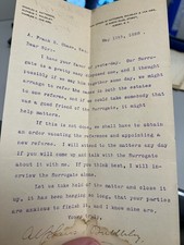 1898 Frank Chase Patterson Bulkeley & Van Kirk Pearl St Albany NY Letter picture