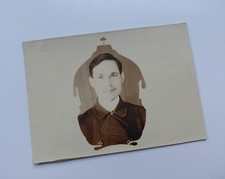 1920s USSR Soviet Man Portrait Photo Unusual Alarm Clock Cutout Avant-Garde picture