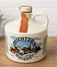 Vintage 1978 Michter's Pot Still Sour Mash Whiskey Pint Ceramic Jug Decanter picture