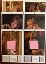 Vintage Playboy Playmate Wall Calendar 1963 1964 1965 1967 1968 1969 Pinup (6) picture