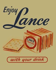 ENJOY LANCE SQUARE CRACKERS W/ YOUR DRINK 15