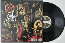 KERRY KING SIGNED SLAYER REIGN IN BLOOD VINYL LP - BECKETT COA picture