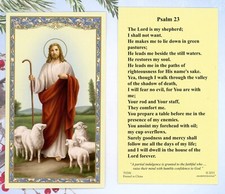 23rd Psalm - Paperstock Holy Card TS706 picture