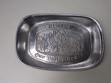 Cantrell CC Pewter Bread Tray Daily Bread Cantrell CC Our Father  Wheat Thrasher picture