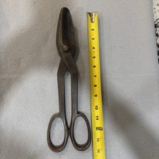 Vintage Peck Stow Wilcox Samson Dexto Tin Snips Sheet Metal Shears USA picture