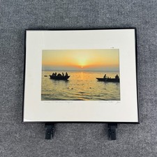 Sunrise Ganges River Varanasi India Original Photography Signed John Hutchinson picture