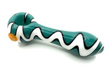 4.5 inch Glass pipe Deco Tobacco Smoking Pipe THICK GLASS picture