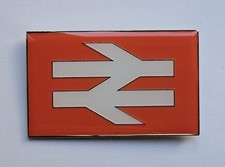 British Rail LARGE Enamel badge Individually numbered 65x40mm  picture