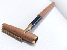 Overhauled Vintage Pilot Custom Kaede Maple 18K Fine F Fountain Pen 1977 picture