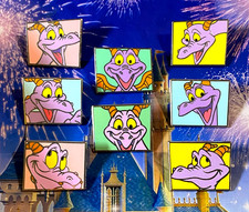🌈 WDW Faces of Figment Lot of 8 Pins Disney Epcot Journey Into Imagination Pin picture