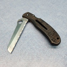 Spyderco rescue Pocket Knife Serrated G-2 Blade Seki City Japan picture