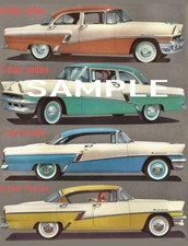 1956 MERCURY Medalist Series Models 8.5X11 Photo (234-x) picture