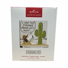 2025 Hallmark Snoopy's Brother, Spike Limited Edition The Peanuts Gang Ornament picture