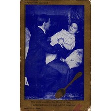1911 Spooners Delight Romantic Couple Copyright 1908 J Thomas Postcard Posted picture