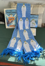 Raymond briggs  pop up book THE SNOWMAN and  SCARF with dvd picture