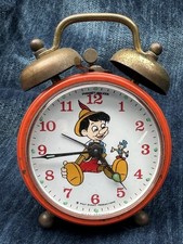 Vintage Walt Disney Pinocchio - Phinney Walker Alarm Clock working condition picture