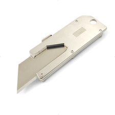 Pocket Utility Knife - Made of Stainless Steel - Small EDC Keychain Mini Tool picture