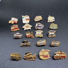 Vintage ATU COPE Transit Pin Lot 1983-1998 Amalgamated Union Cable Car Bus 19 Pc picture