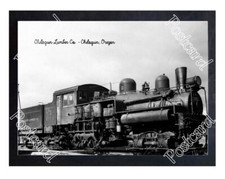 Historic Chiloquin Lumber Co. - Chiloquin, Oregon Train Postcard 2 picture