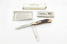 1999 Schrade Uncle Henry 285UH USA Stag Trapper 95th Anniversary Folding Knife picture