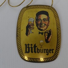 Bitburger Bar Hang Tag Antique Collectible Beer Brewery picture