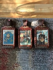 1976 Beam’s Bicentennial Limited Edition Decanter Bottles Set of 3 EMPTY picture