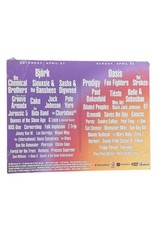 Coachella Festival 2002 Promo Card Björk Oasis Foo Fighters Chemical Bros VTG picture
