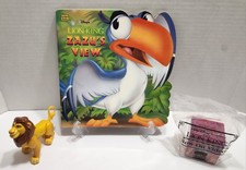 Vintage 1994 Disney Lion King Bundle: Zazu Book, Mufasa Fig & Sealed Hyenas Toy picture