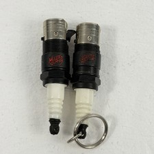 Vintage Magna Cigarette Spark Plug Lighters Novelty Tobacco Gas Pump Promo 90s picture